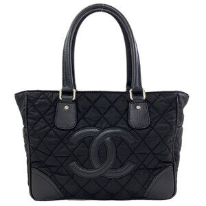 Chanel Paris New York Line Tote Bag, Silver Hardware, Nylon Material, Women's.